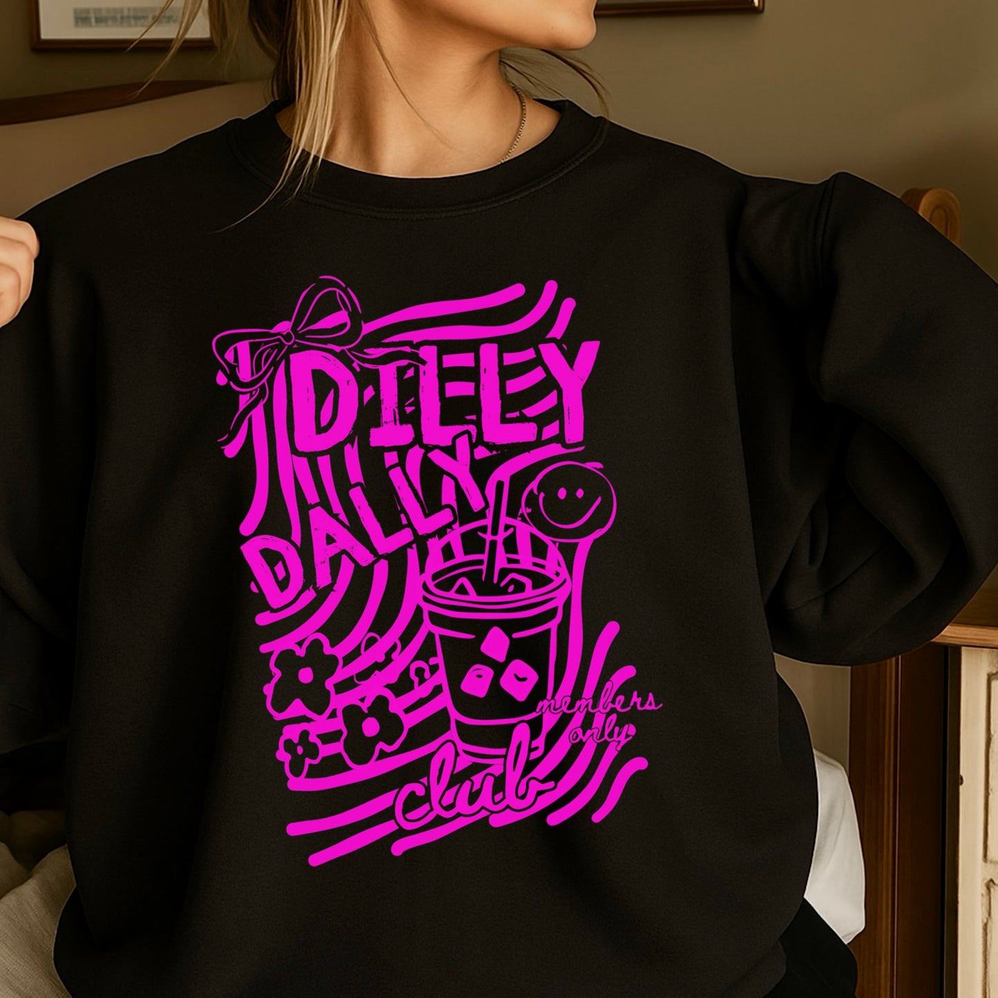 Dilly Dally Club Crewneck Sweatshirt