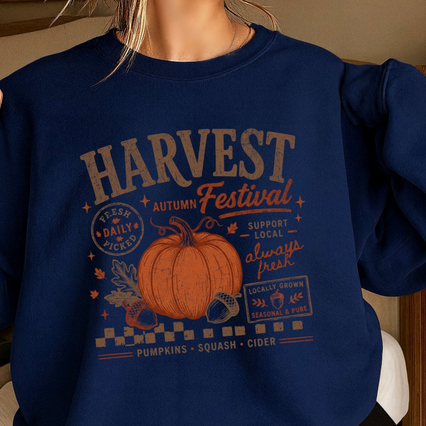 Harvest Festival Fall Crewneck Sweatshirt