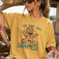Gingerbread And Then I Just Snapped Christmas Comfort Color Graphic Tee