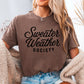Sweater Weather Society Comfort Color Graphic Tee