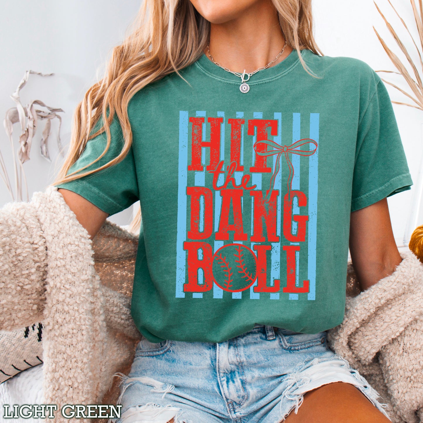 Hit The Dang Ball Comfort Color Graphic Tee