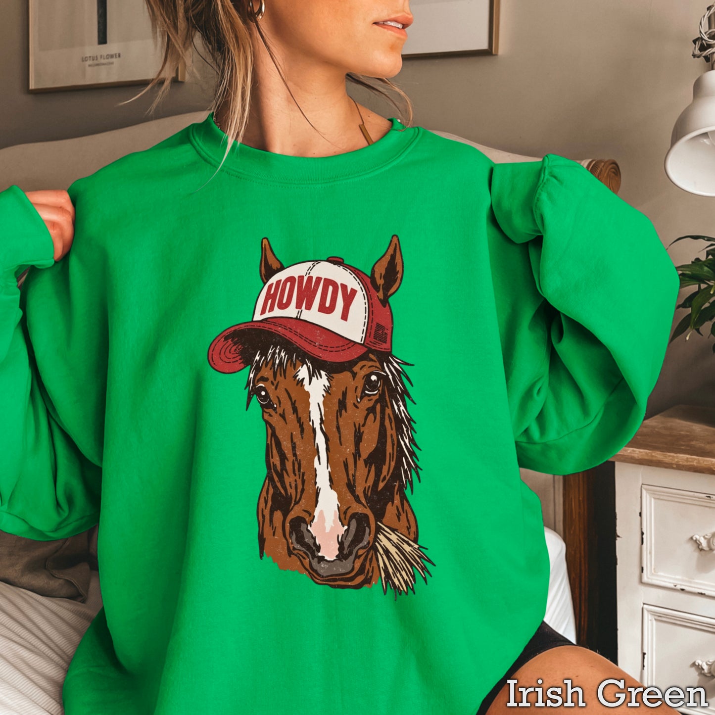 Howdy Horse Crewneck Sweatshirt