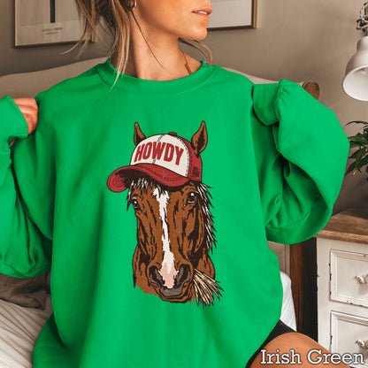 Howdy Horse Crewneck Sweatshirt