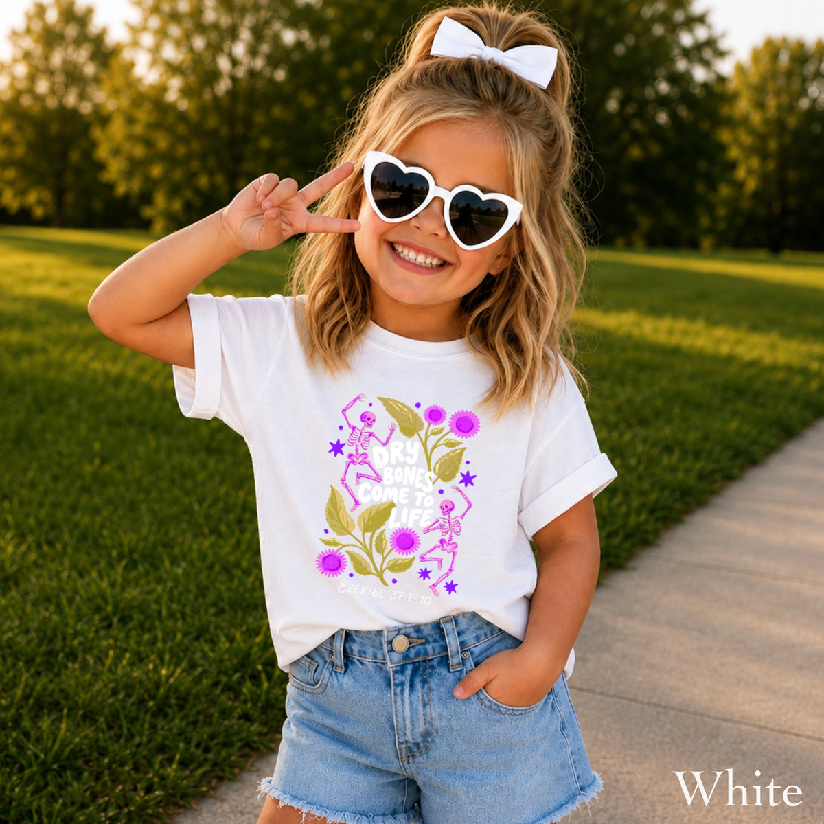 Dry Bones Come To Life Youth Comfort Color Christian T-Shirt