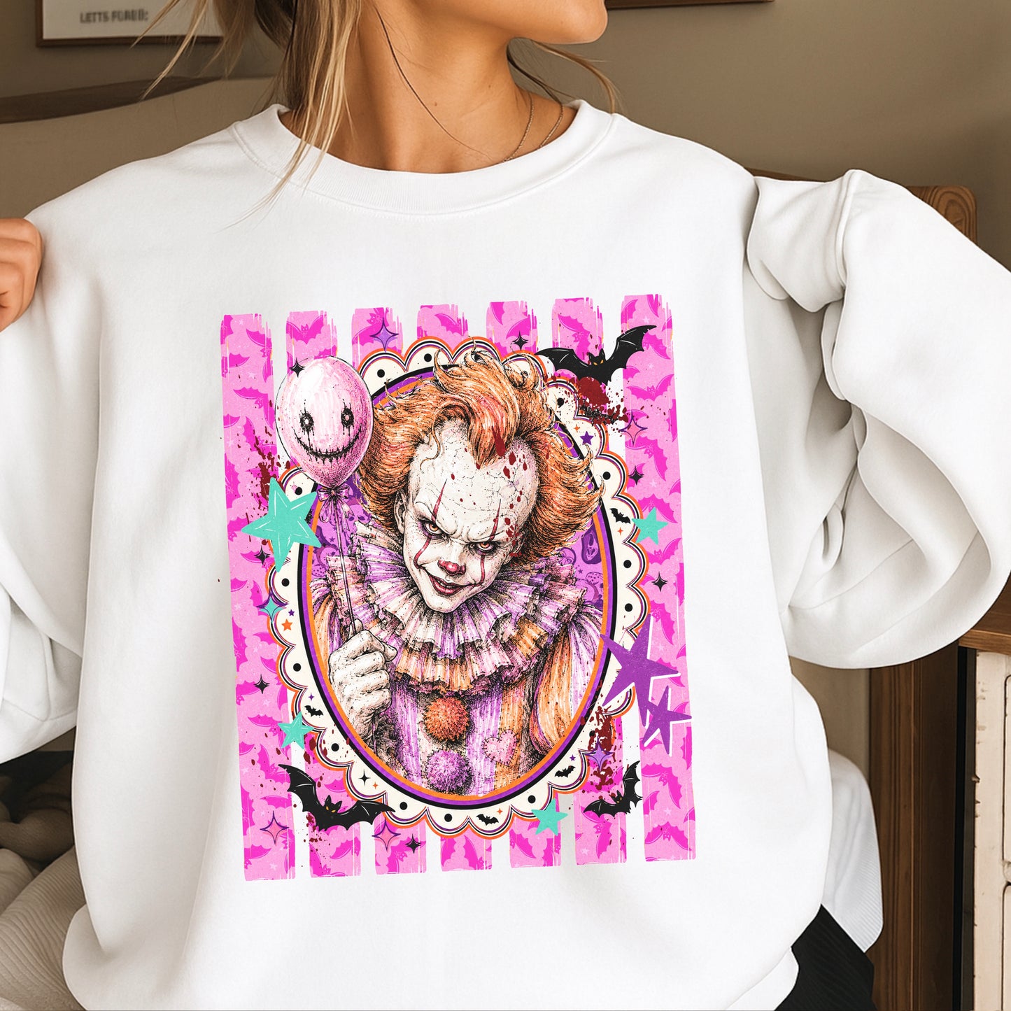Horror Film Character Crewneck Sweatshirt