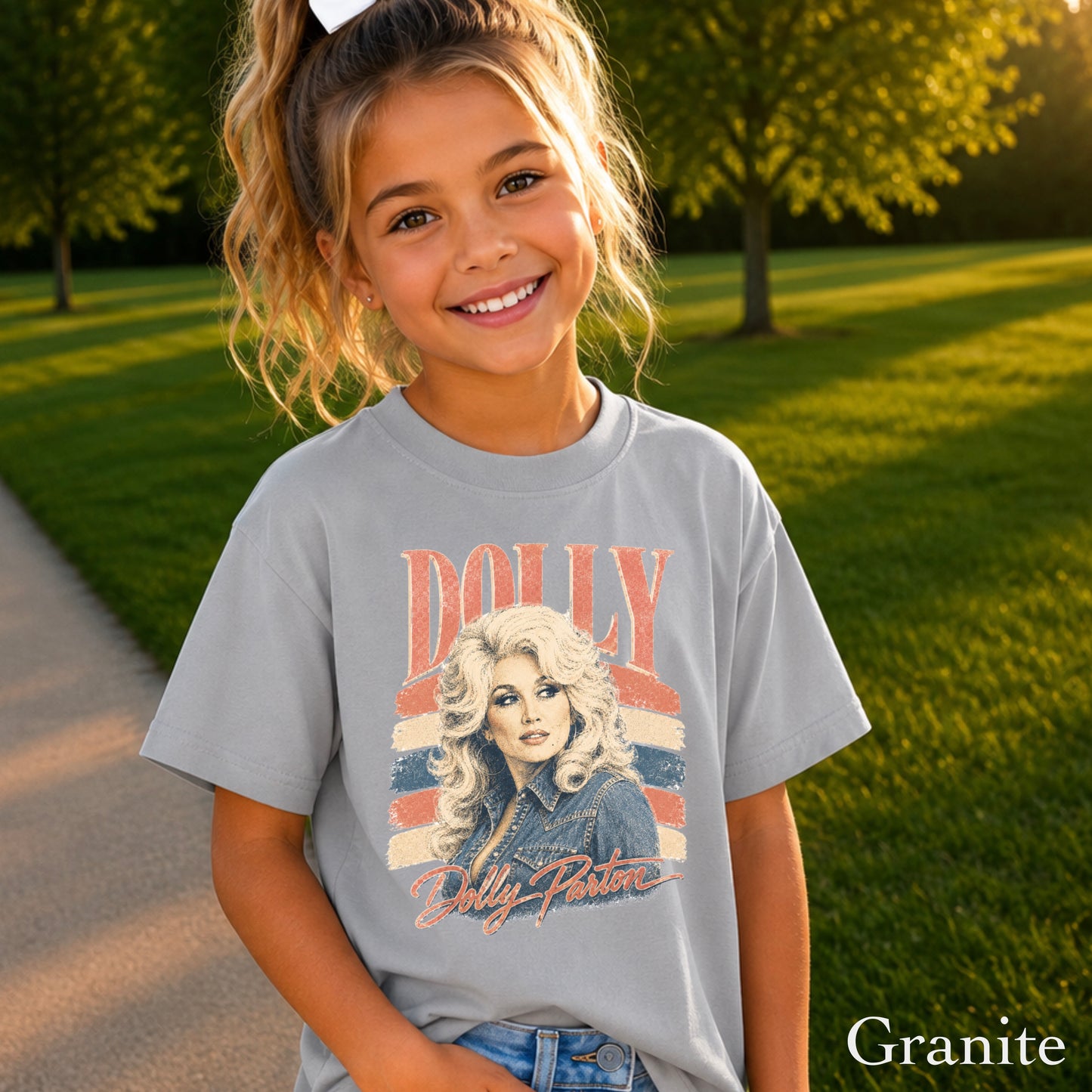 Retro Dolly Youth Comfort Color T-Shirt