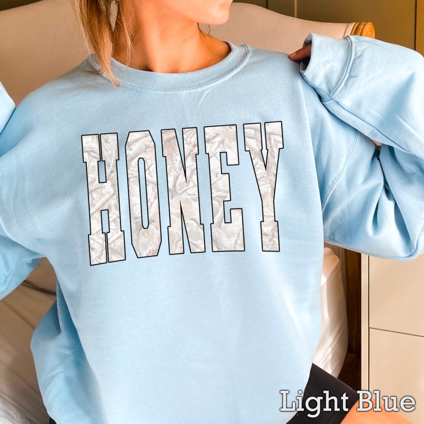 Honey Camo Crewneck Sweatshirt