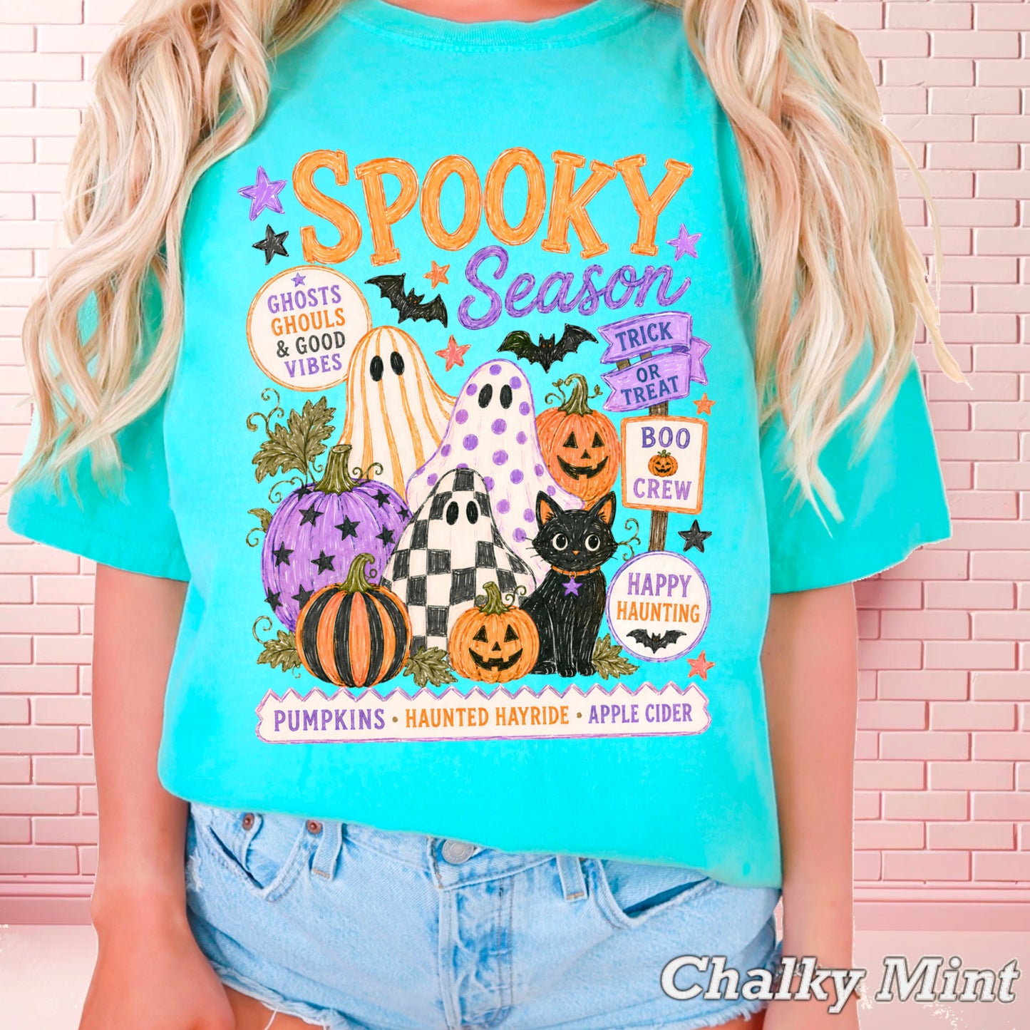 Spooky Season Comfort Color Graphic Tee