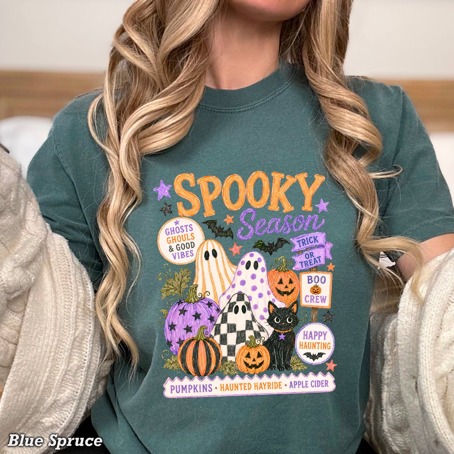Spooky Season Comfort Color Graphic Tee