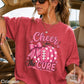 Cheer For The Cure Comfort Color Graphic Tee