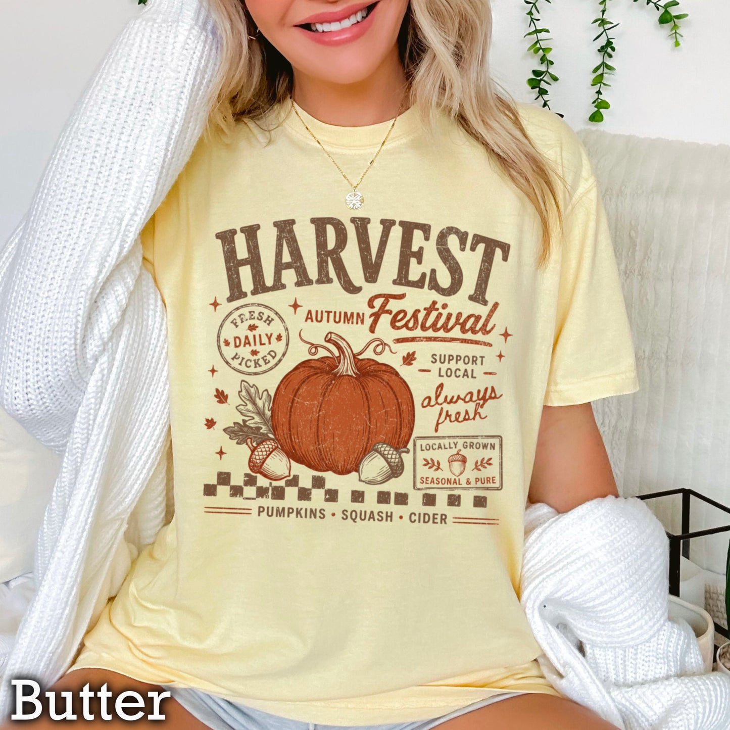 Harvest Festival Comfort Color Graphic Tee