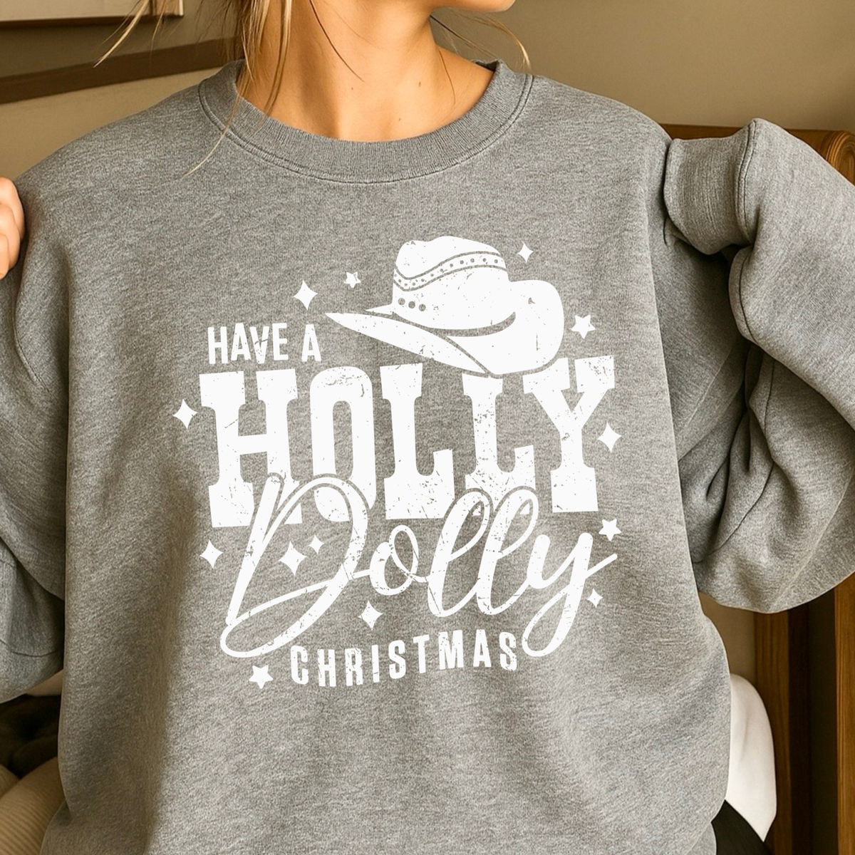 Have A Holly Christmas Crewneck Sweatshirt