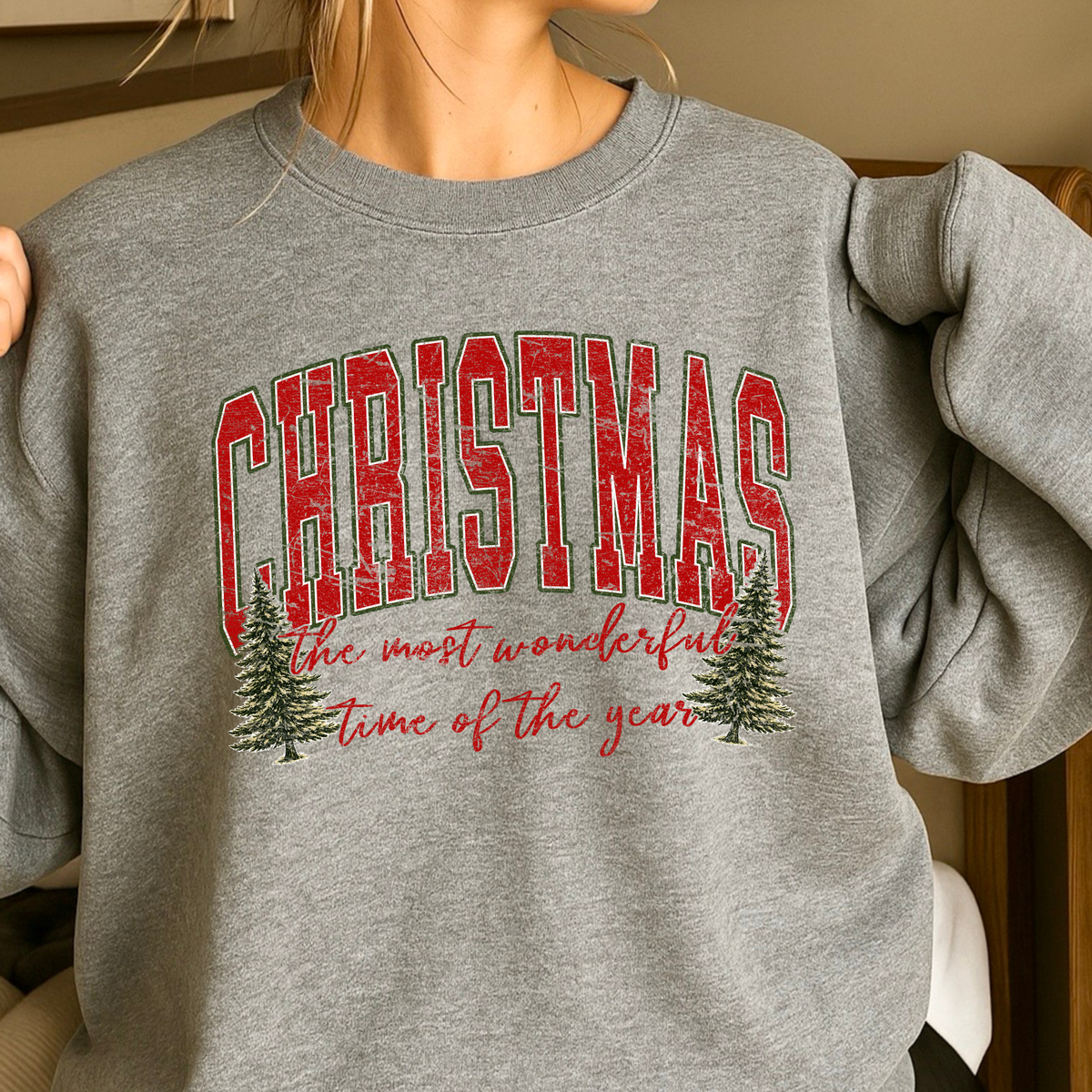 The Most Wonderful Time Of The Year Christmas Crewneck Sweatshirt