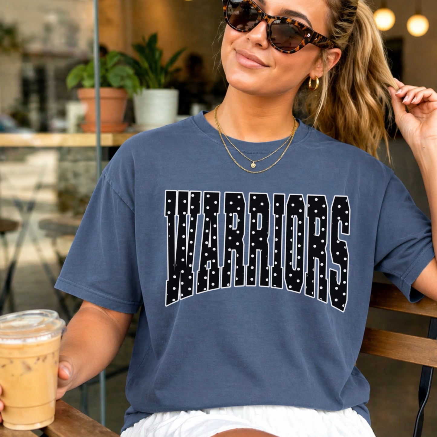Warriors Comfort Color Graphic Tee