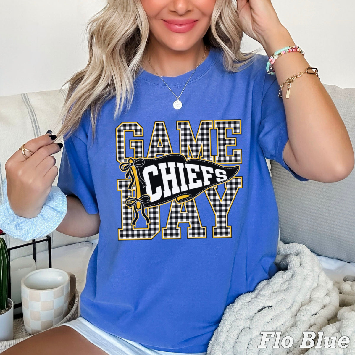 Chiefs Comfort Color Graphic Tee