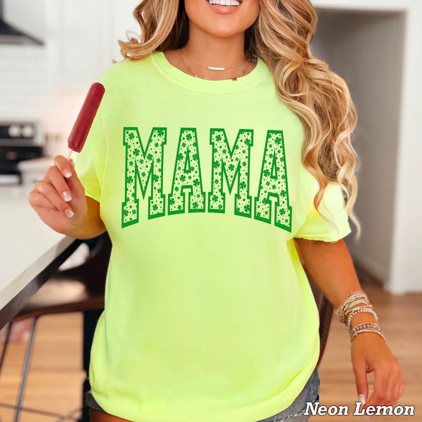 Mama St. Patrick’s Day Comfort Color Graphic Tee