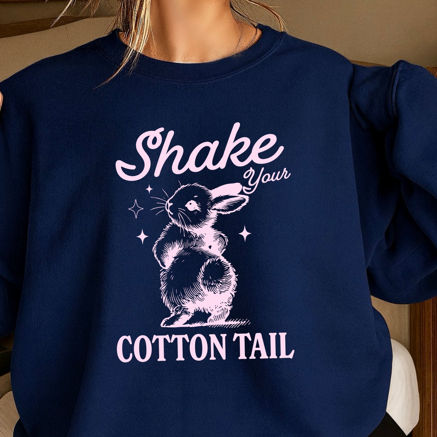 Shake Your Cotton Tail Easter Crewneck Sweatshirt