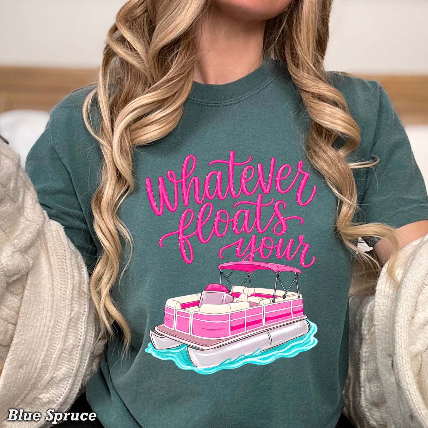 Whatever Floats Your Boat Comfort Color Graphic Tee