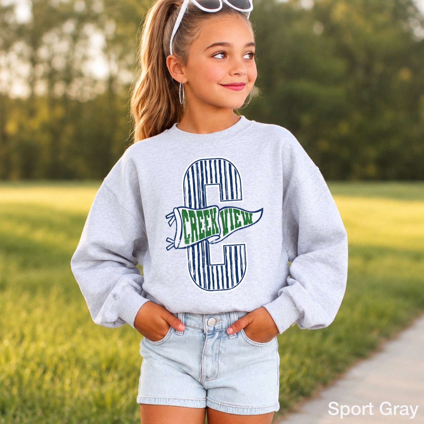 Creekview Youth Crewneck Sweatshirt