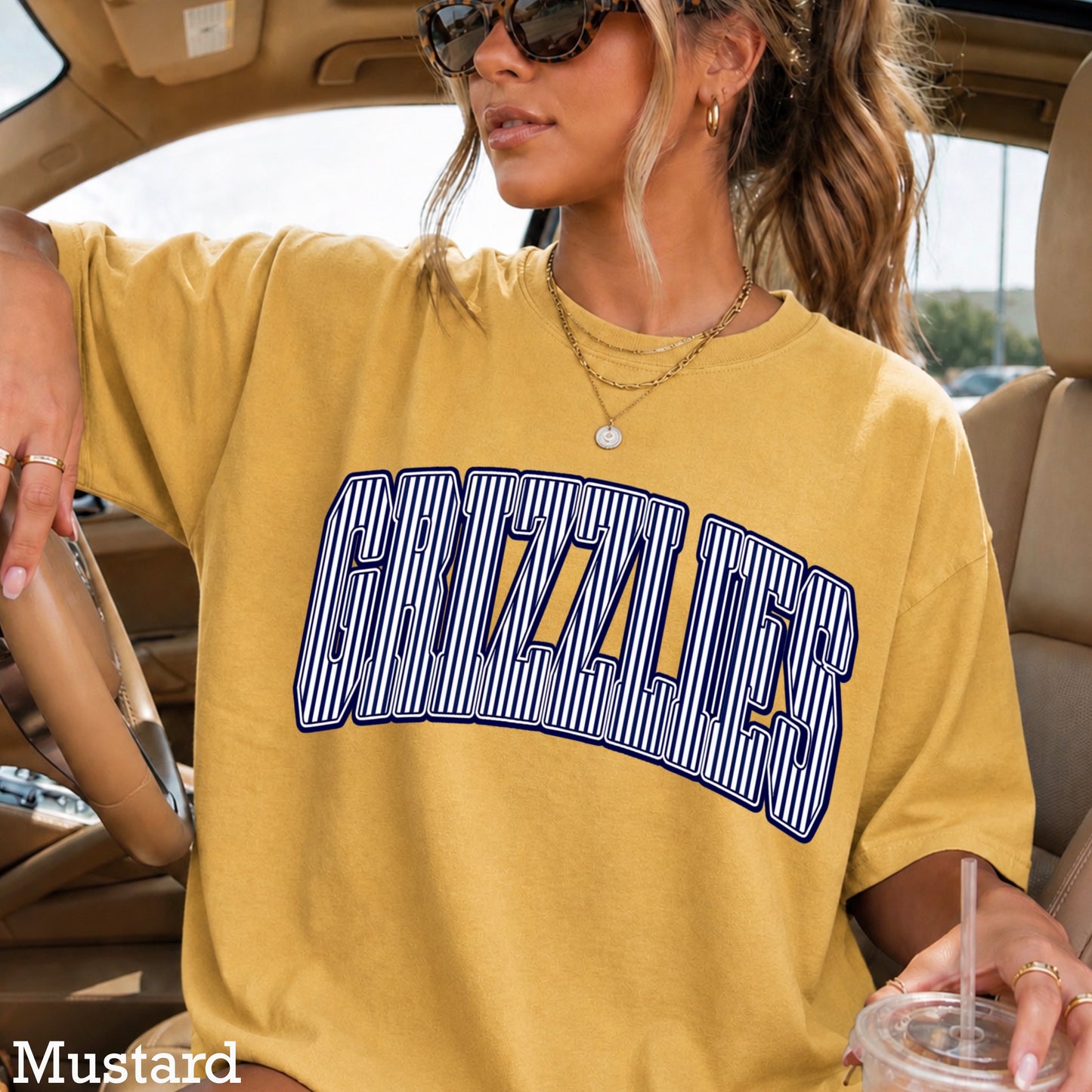 Grizzlies Comfort Color Graphic Tee