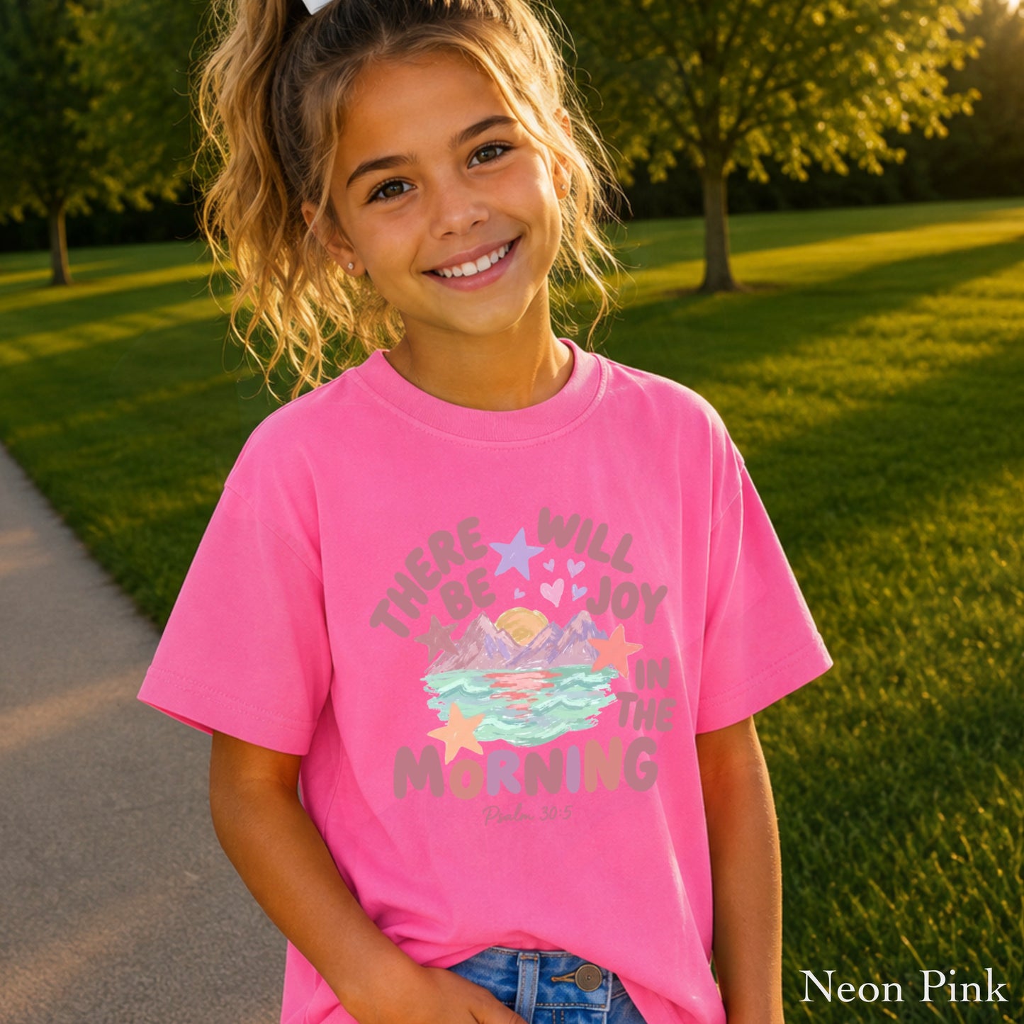 There Will Be Joy In The Morning Youth Comfort Color T-Shirt