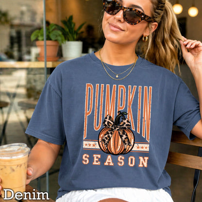 Pumpkin Season Comfort Color Graphic Tee