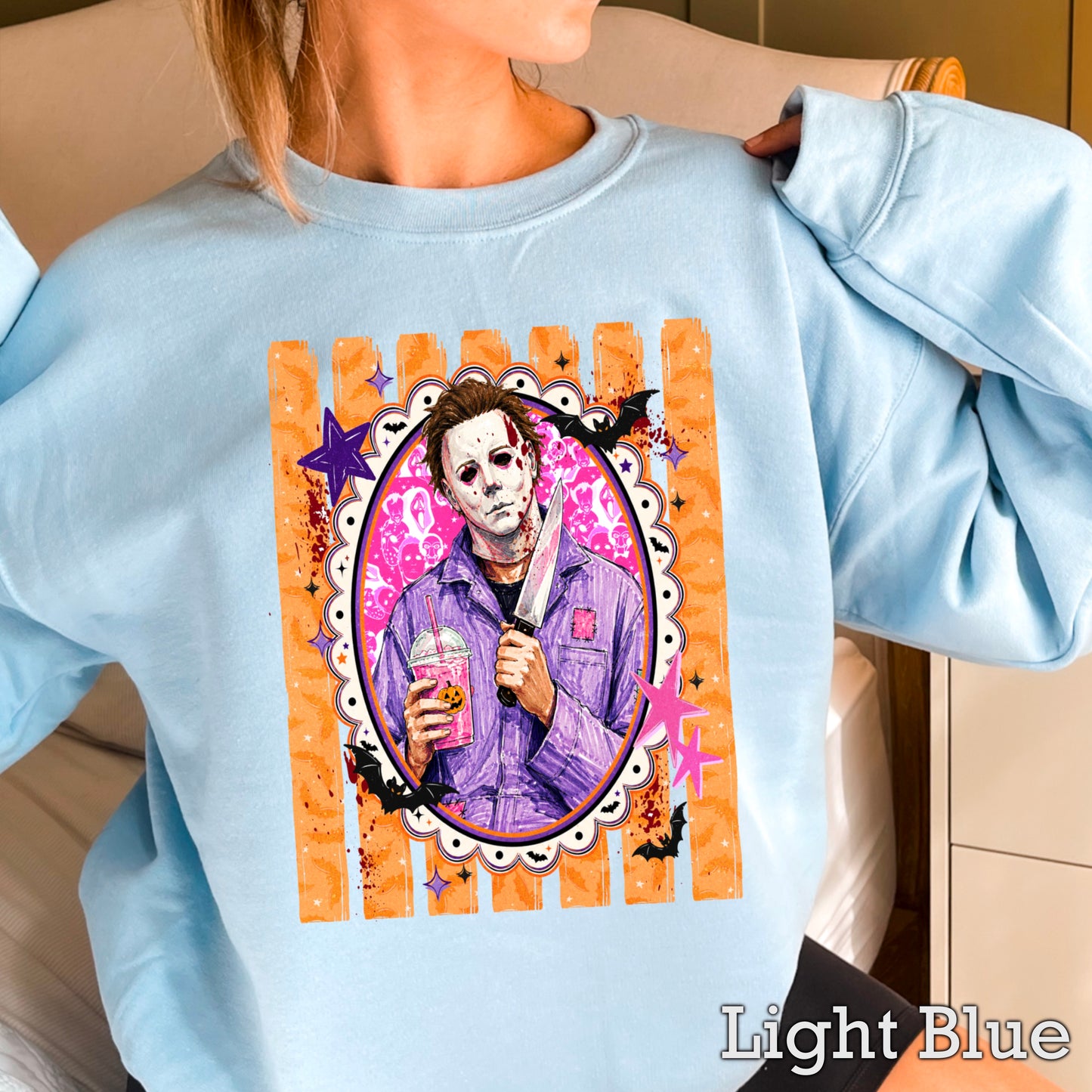 Horror Film Character Crewneck Sweatshirt