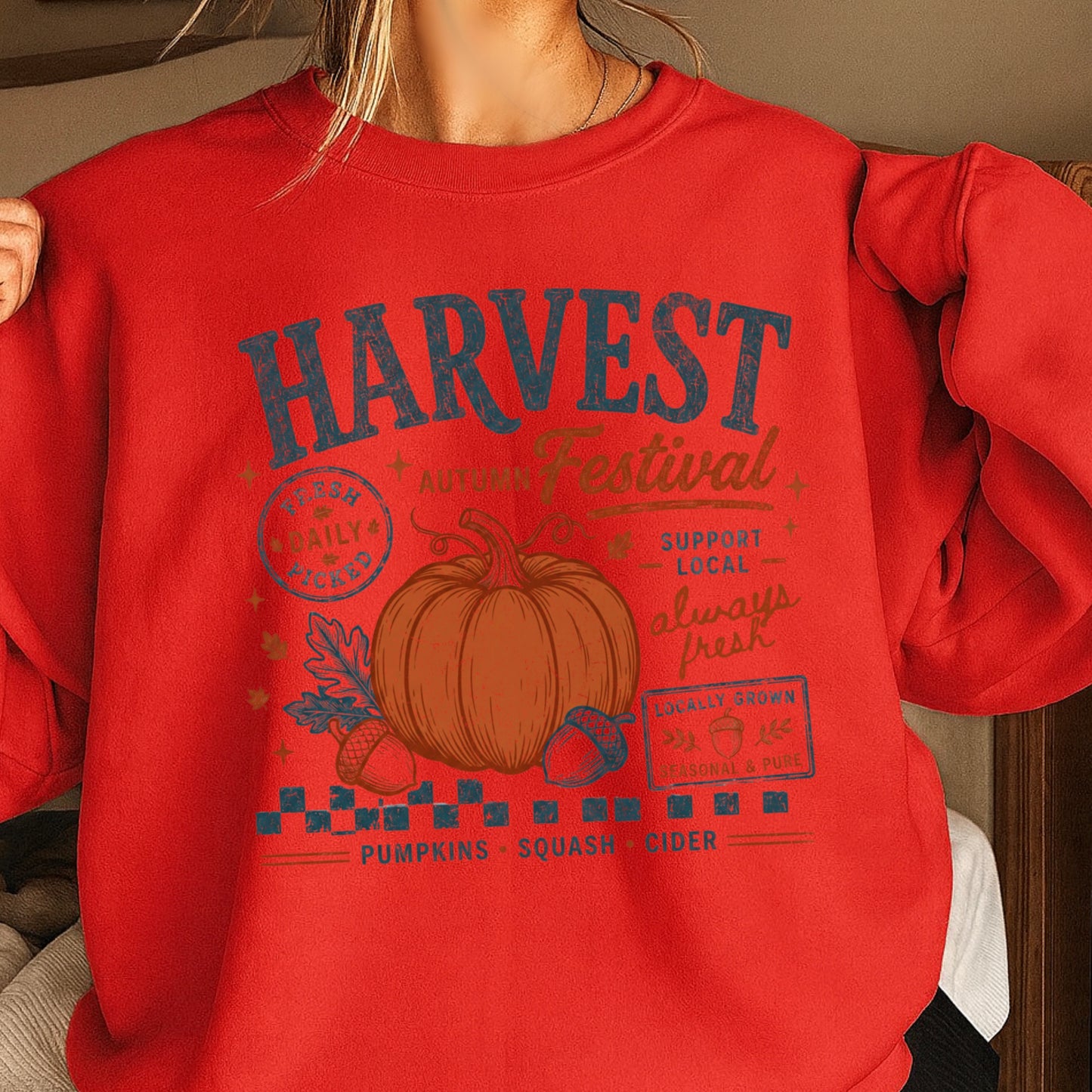 Harvest Festival Fall Crewneck Sweatshirt