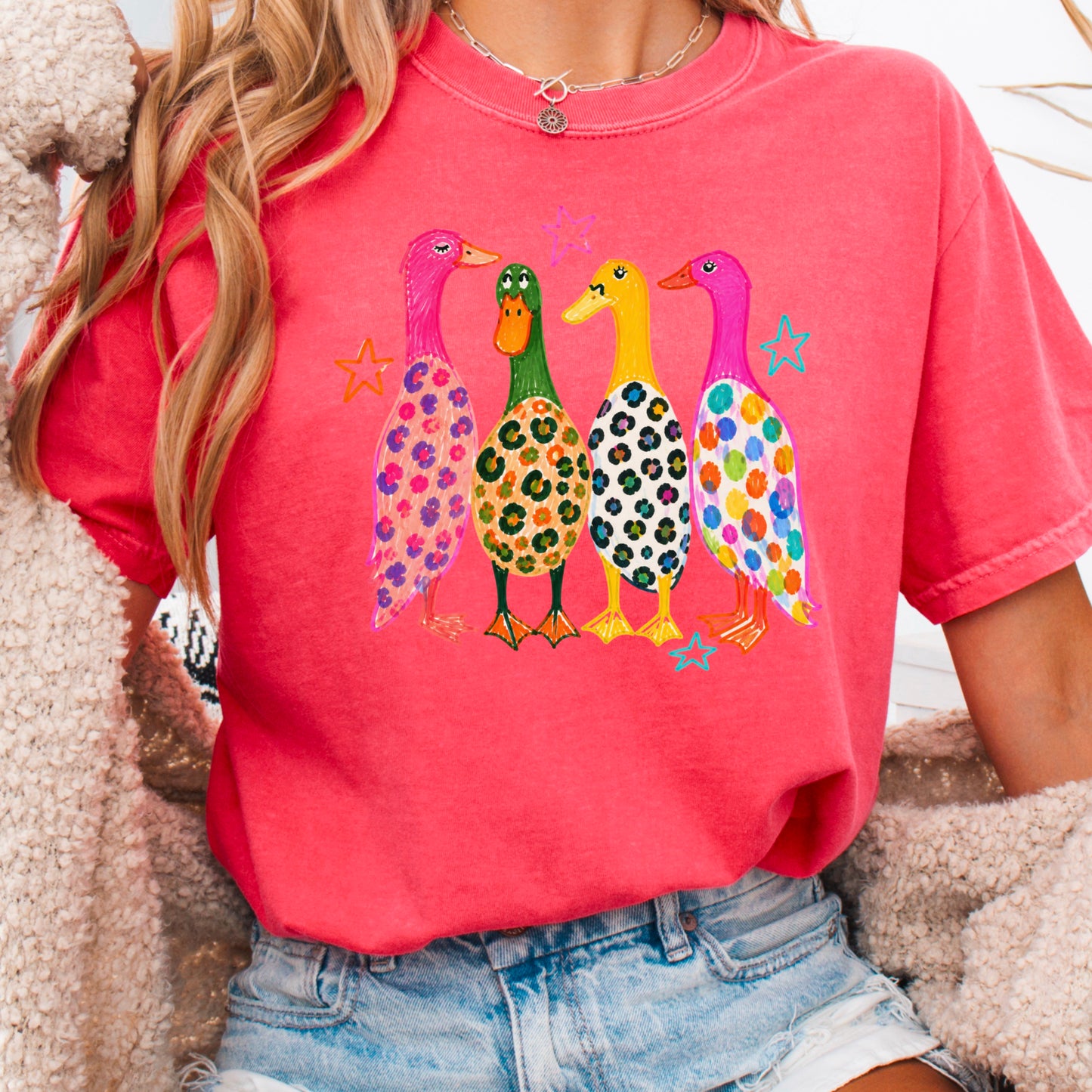 Mallard Ducks Comfort Color Graphic Tee