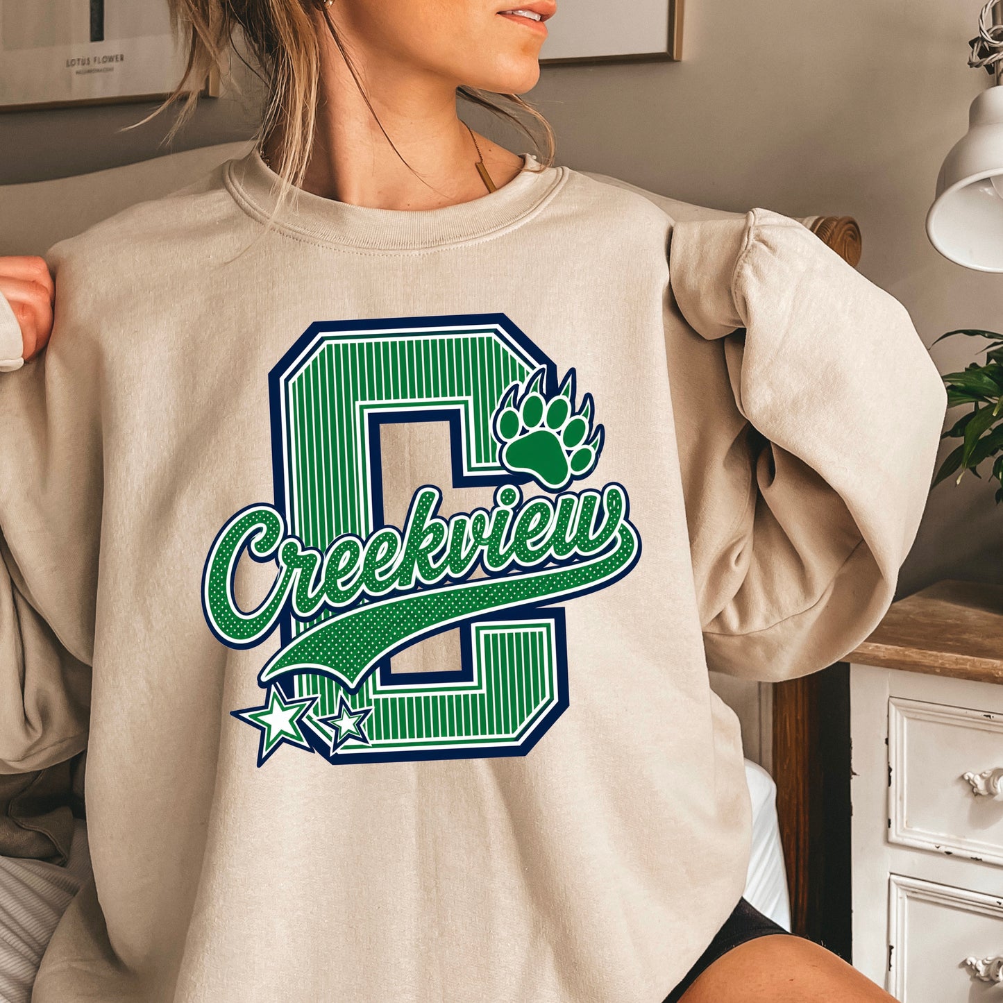 Creekview Grizzlies Crewneck Sweatshirt