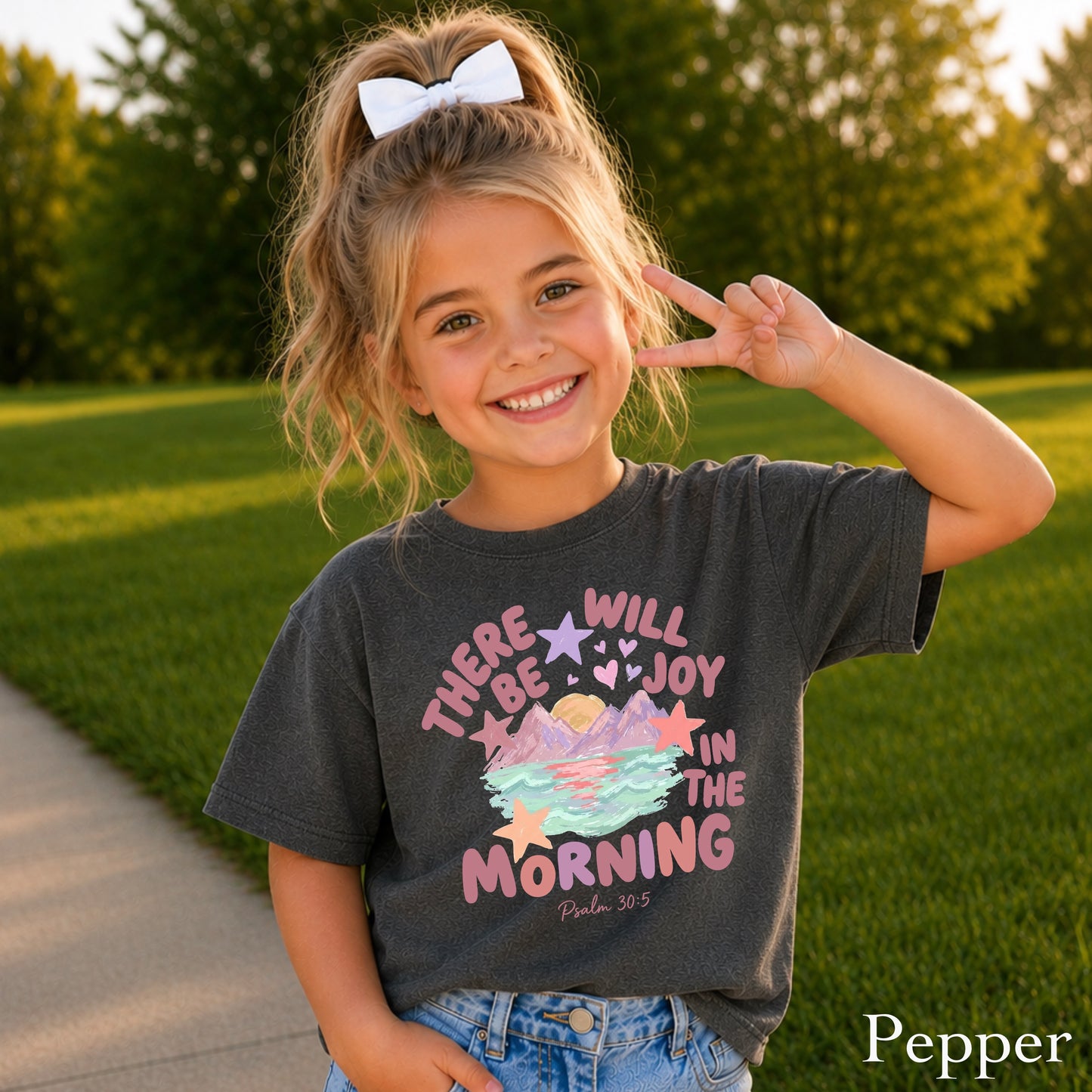 There Will Be Joy In The Morning Youth Comfort Color T-Shirt