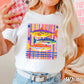 Preppy Fish Comfort Color Graphic Tee