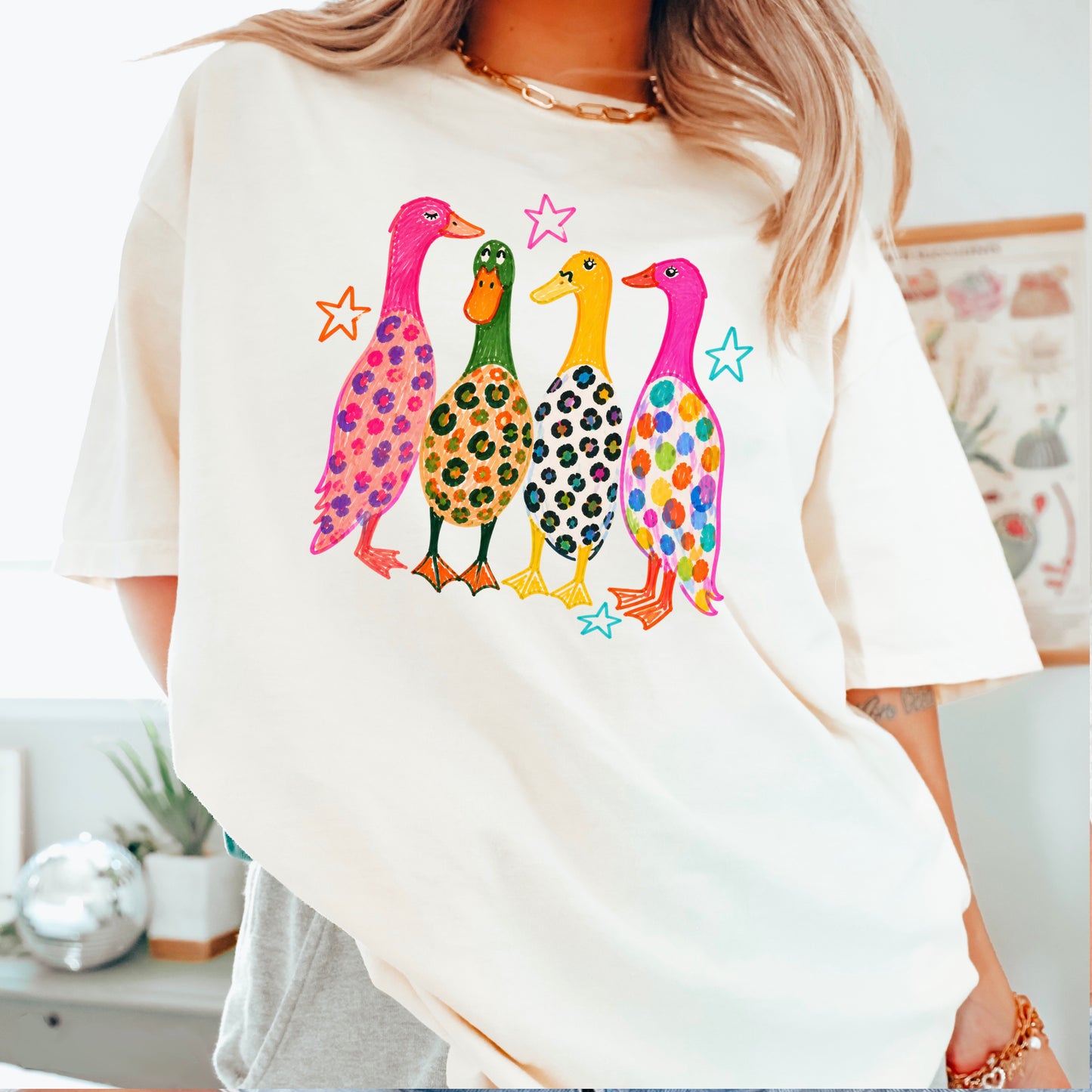 Mallard Ducks Comfort Color Graphic Tee
