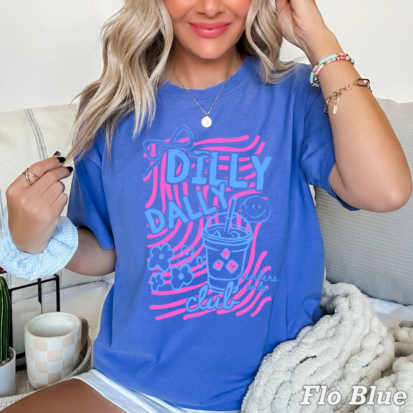 Dilly Dally Club Comfort Color Graphic Tee