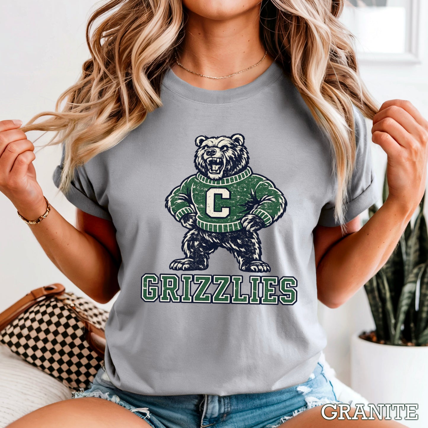Grizzlies Comfort Color Graphic Tee
