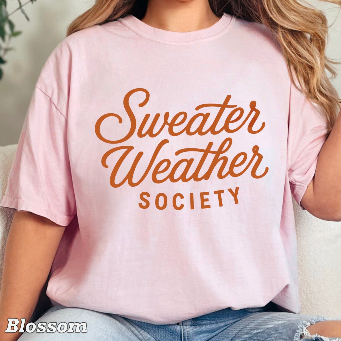 Sweater Weather Society Comfort Color Graphic Tee