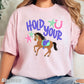 Hold Your Horses Comfort Color Graphic Tee