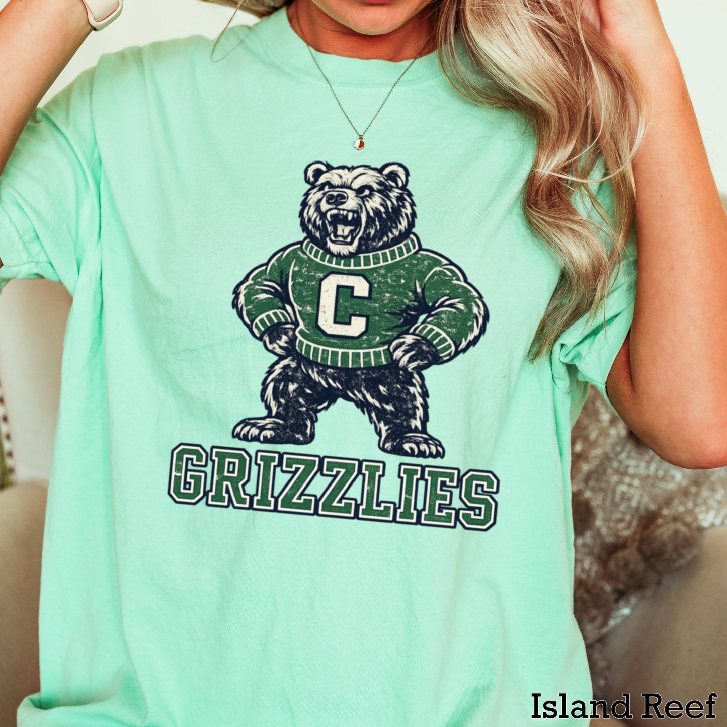 Grizzlies Comfort Color Graphic Tee