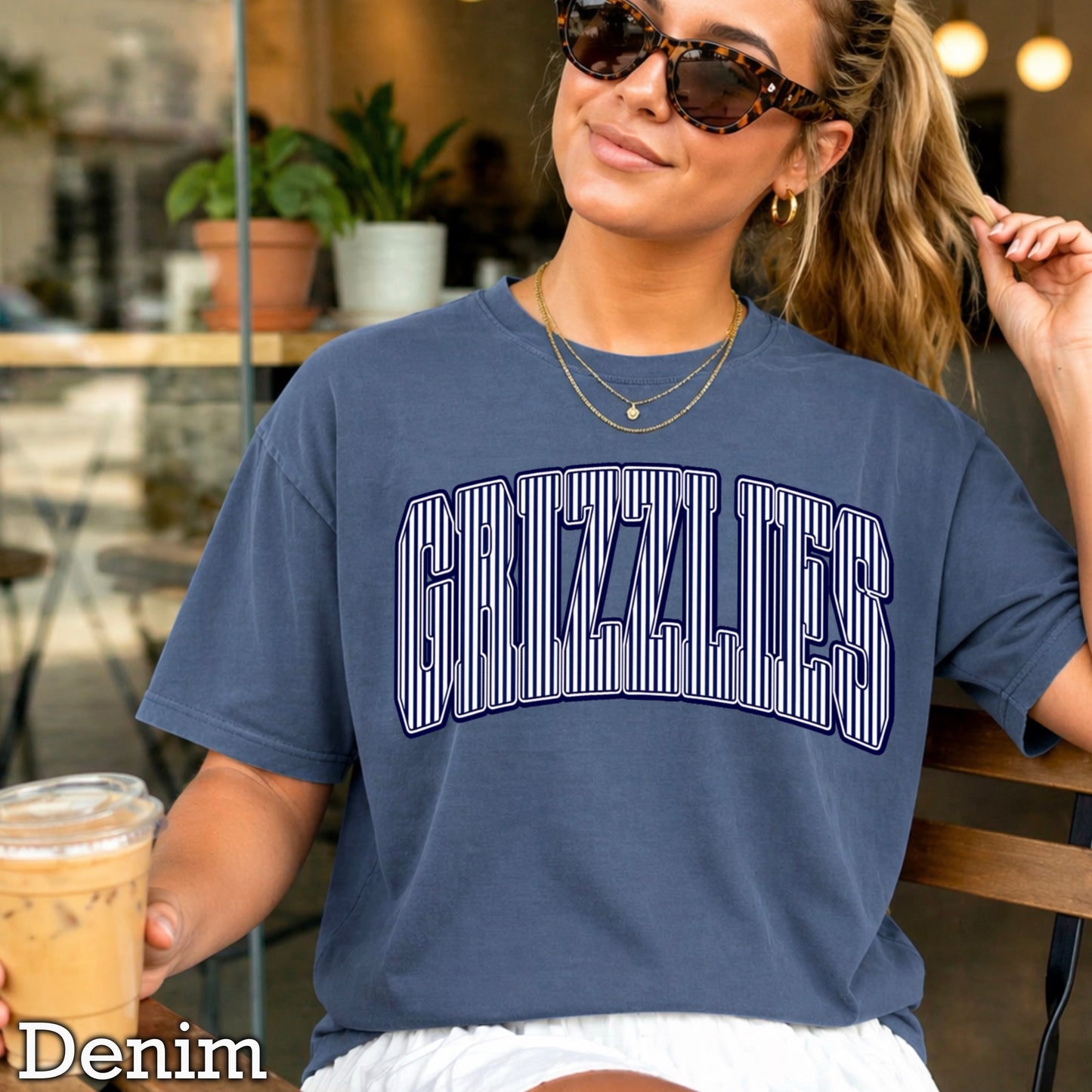 Grizzlies Comfort Color Graphic Tee