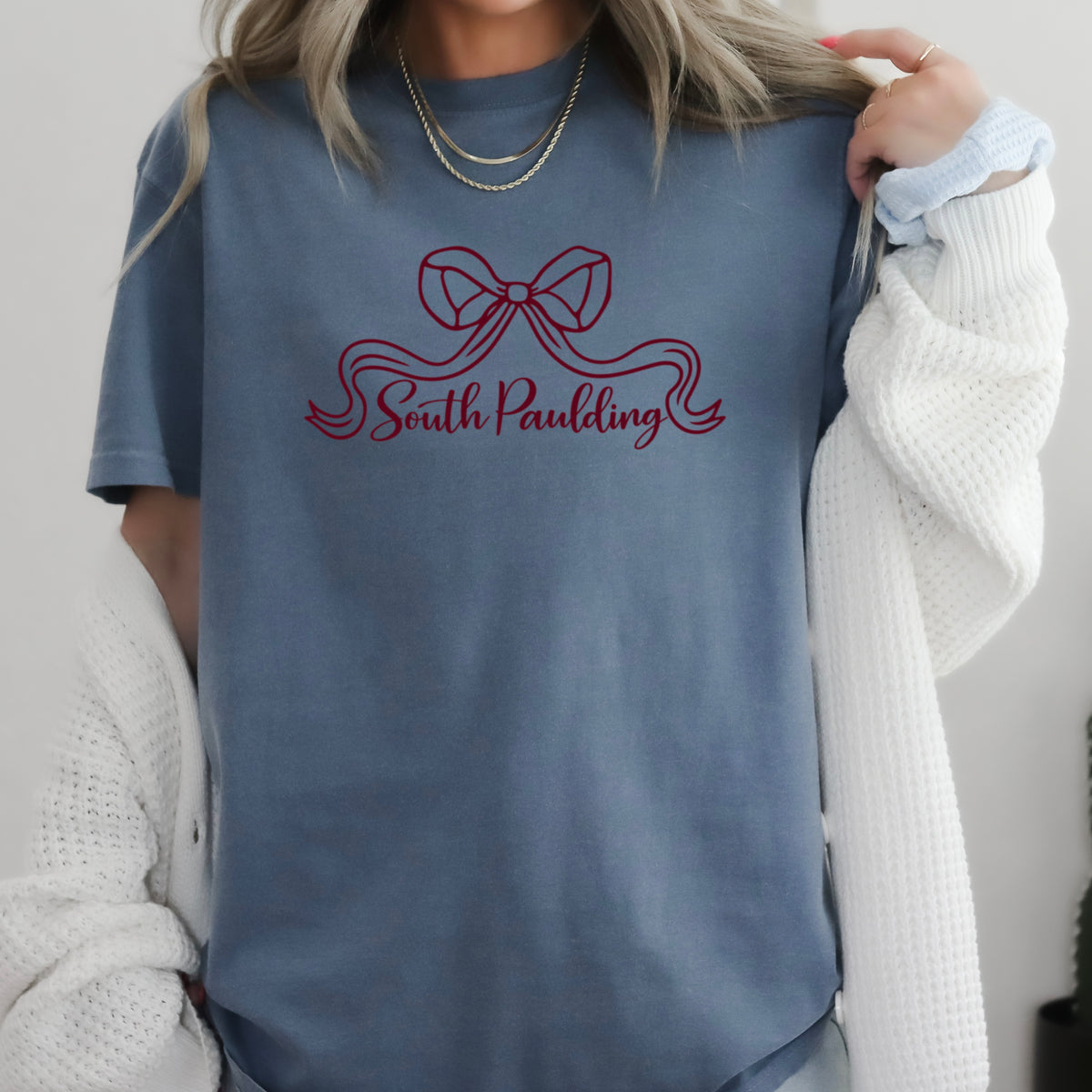 Spartans Coquette Bow Comfort Color Graphic Tee