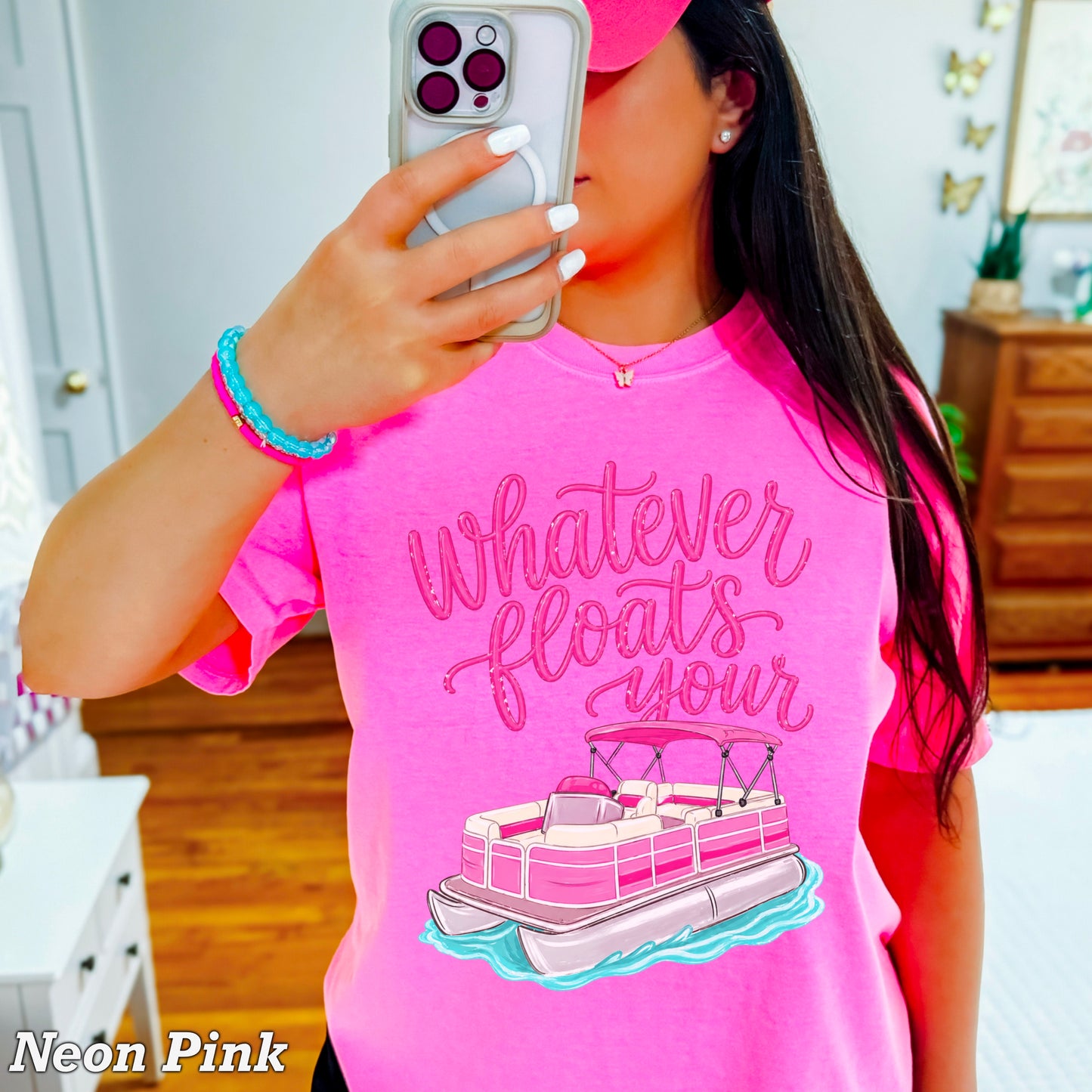 Whatever Floats Your Boat Comfort Color Graphic Tee