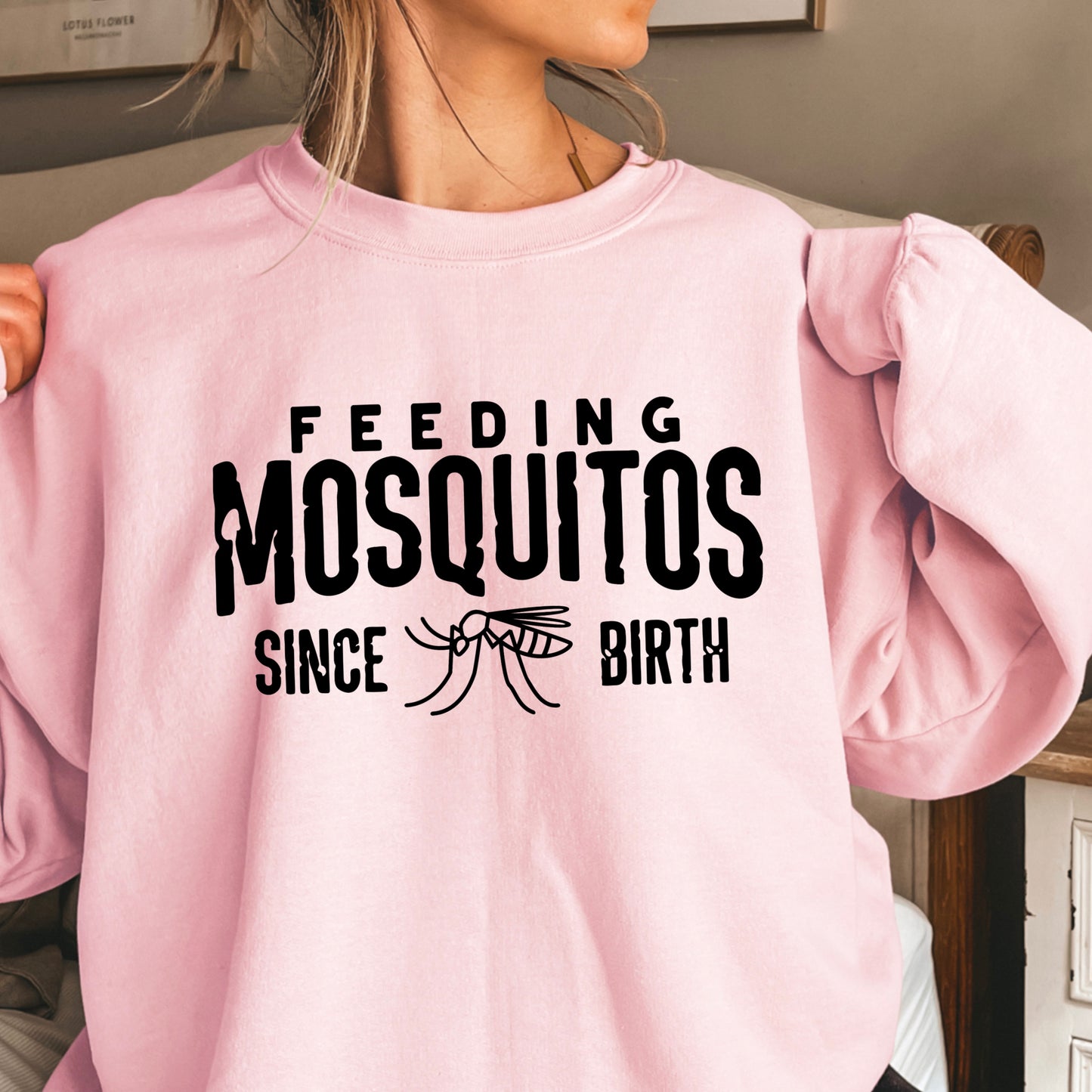 Feeding Mosquitoes Crewneck Sweatshirt