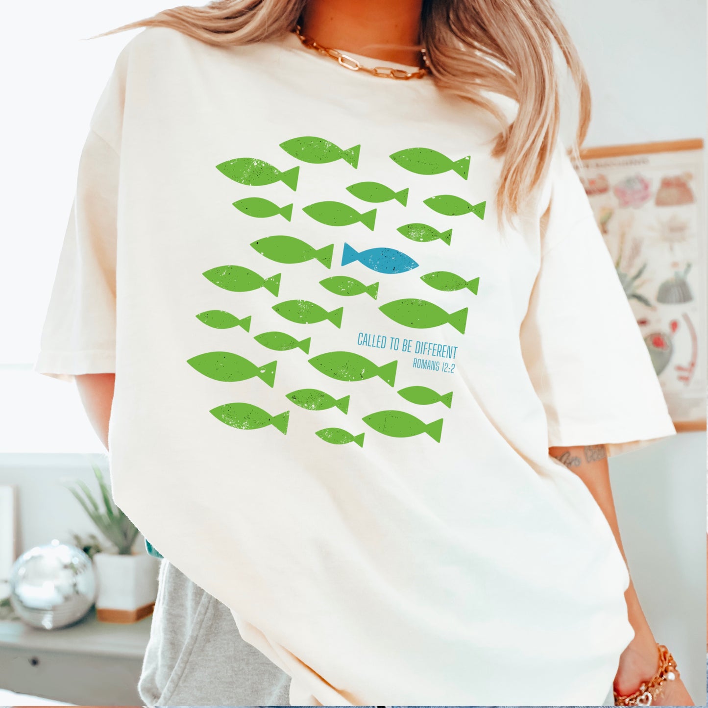 Called To Be Different Christian Comfort Color Graphic Tee