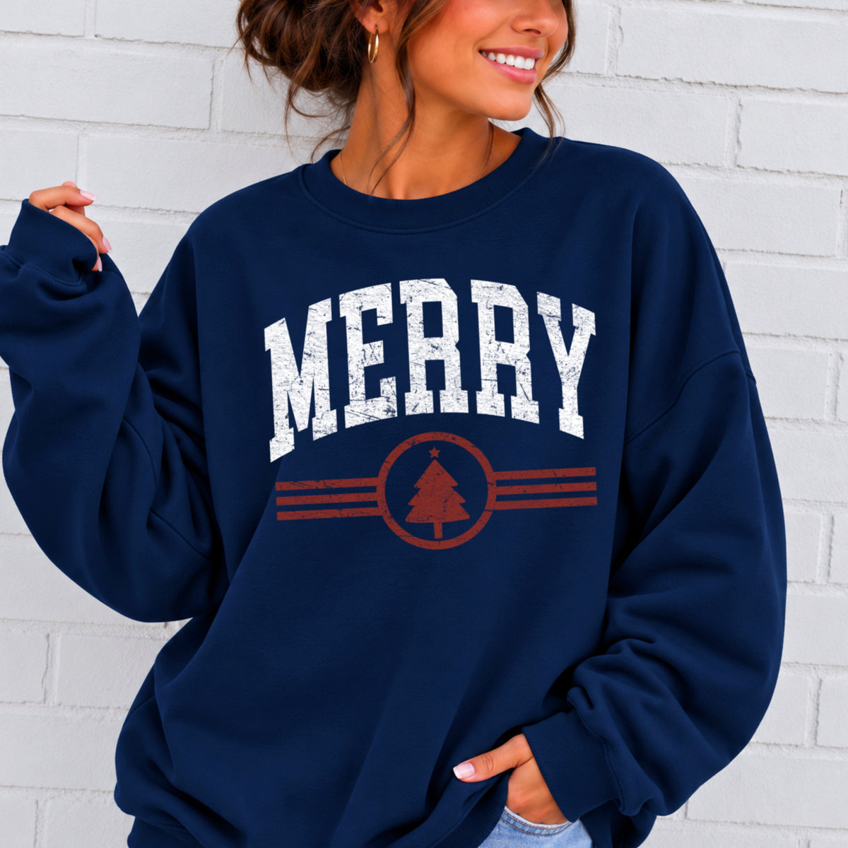 Merry Christmas Crewneck Sweatshirt