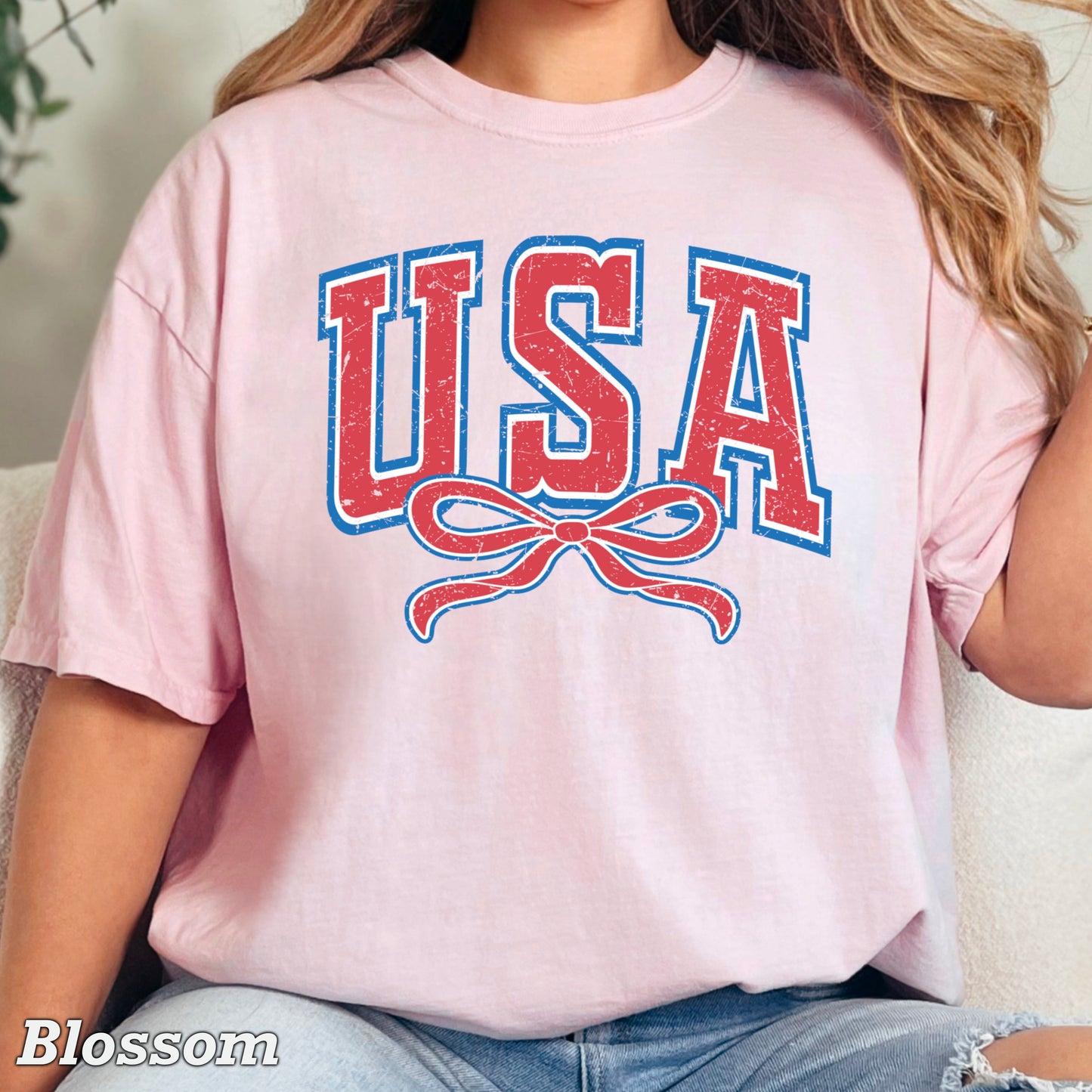 USA Coquette Comfort Color Graphic Tee