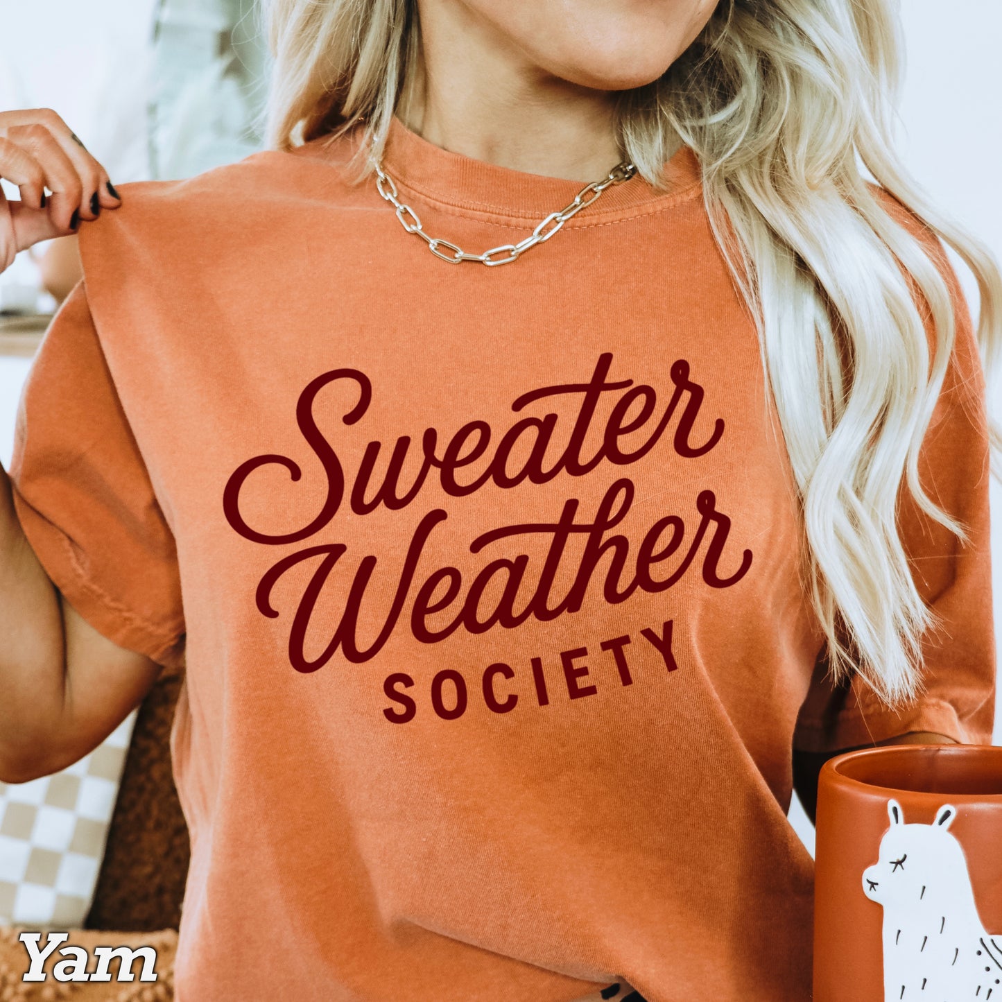 Sweater Weather Society Comfort Color Graphic Tee