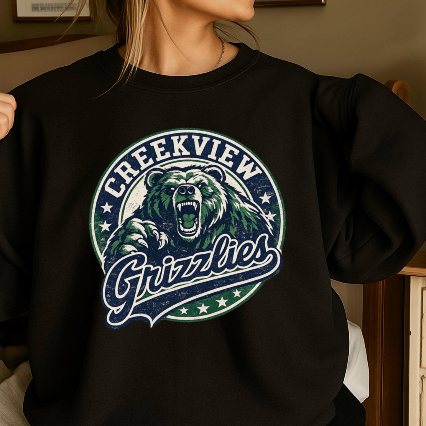 Creekview Grizzlies Crewneck Sweatshirt