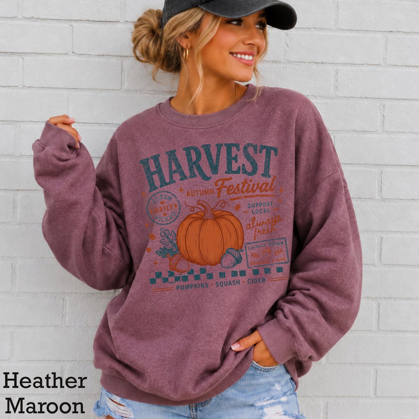 Harvest Festival Fall Crewneck Sweatshirt