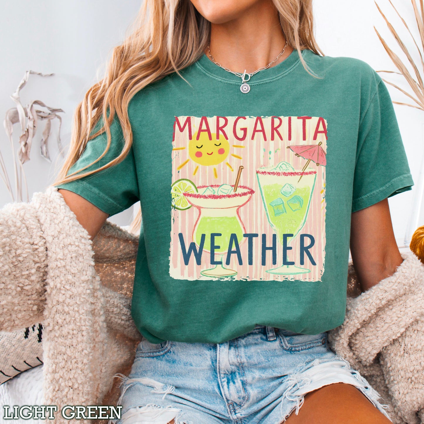 Margarita Weather Comfort Color Graphic Tee