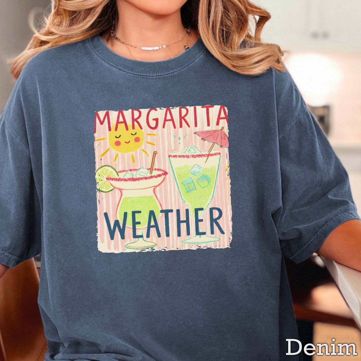 Margarita Weather Comfort Color Graphic Tee